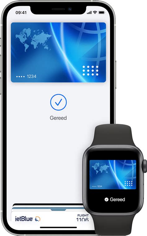 Aankopen doen met Apple Pay op de Apple Watch.